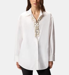 Chemise avec applications de bijoux Pinko