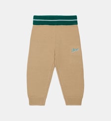 Pantalon en maille avec logo Diesel Kids