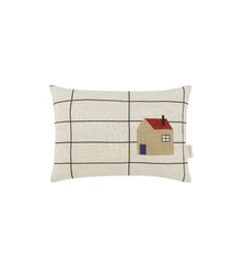 Coussin rectangulaire en lin français Vibes S Nobodinoz