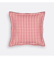 Housse de coussin vichy coton lin La Redoute Interieurs