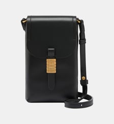 Pochette à bandoulière pour smartphone en cuir à logo Pinko