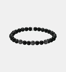 Bracelets en obsidienne et zirconium Thomas Sabo