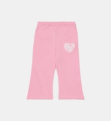 Pantalon en molleton avec logo cœur Diesel Kids