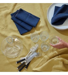 Nappe en lin lavé, TABLE NATURELLEMENT LIN Blanc Cerise