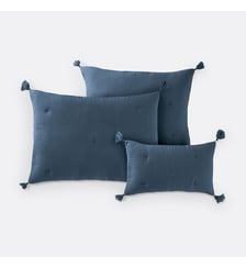 Housse de coussin matelassée gaze de coton La Redoute Interieurs