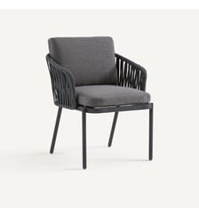 Fauteuil de table en sangles tressées AM.PM