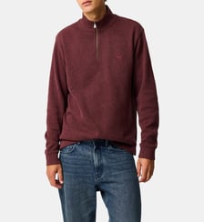 Sweatshirt droit en coton à col zip Alton Ave Rodd & Gunn
