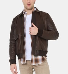 Veste en cuir DWIGHT Chevignon