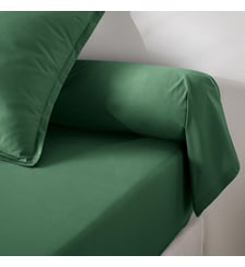 Taie de traversin en percale de coton, 80 fils La Redoute Interieurs