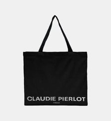 Grand Tote Bag signature coton mélangé Claudie Pierlot