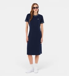 Robe t-shirt jersey liserés Lacoste