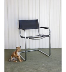 Fauteuil en chrome Jakob N°1398- Produit chiné Debongout