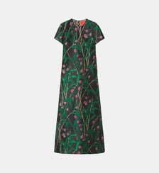 Robe Swing Bamboo Jacquard Black La DoubleJ