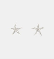 Puces d'oreilles étoile de mer en argent garanti Balaboosté