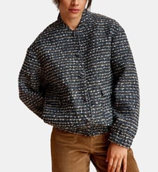 Veste col montant imprimé jacquard VESPER La Petite Etoile