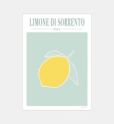 Poster   Limone Di Sorrento - ByKammille Poster & Frame