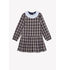 Robe -  col claudine volanté carreaux Tartine Et Chocolat