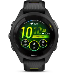 Montre connectée Forerunner 265S Music Noire / JAUNE AMOLED GPS LIVE TRACK Garmin