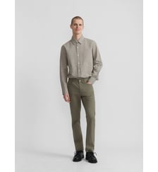 jean Iggy slim en gabardine de coton bleu Agnès b.