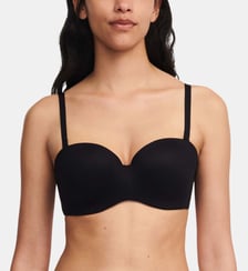 Soutien-gorge bandeau coques bretelles amovibles maille douce Chantelle