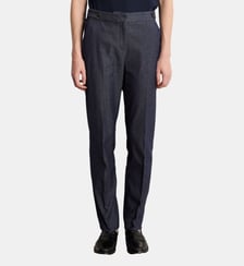 Pantalon droit de tailleur en denim - BELINDA Pablo