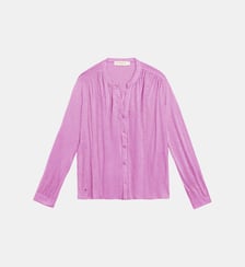 Blouse manches longues col v uni BRADLEY La Petite Etoile