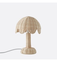Lampe à poser palmier, en rotin La Redoute Interieurs