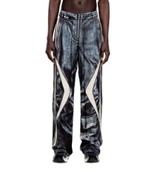 Pantalon de jogging en satin trompe-l'œil motard Diesel