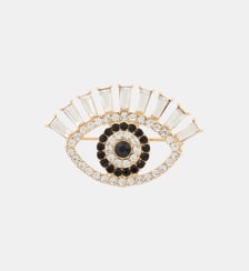Broche œil strassé Balaboosté