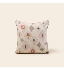Housse De Coussin  Broderie ethnique Madura
