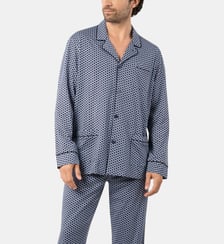 Pyjama long ouvert POPELINE Eminence