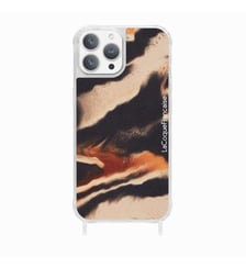 Coque de téléphone glossy antilope avec anneaux pour iPhone 14 Pro Max La Coque Française