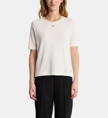 T-shirt en coton à col doré - TILLIA Pablo