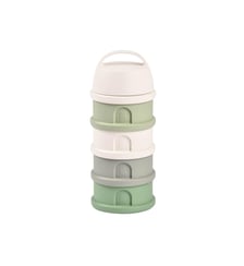 Boîte doseuse - 4 compartiments - Cotton white/Sage green Beaba