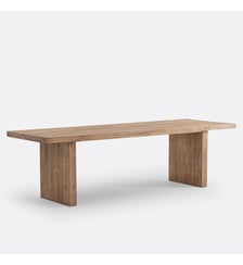 Table à manger, rectangulaire, en pin massif, 8 à 10 couverts La Redoute Interieurs