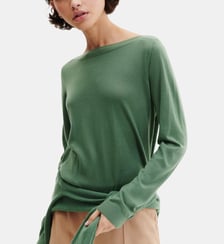 Pull droit en cachemire 2 fils  Bompard