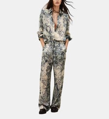 Pantalon fluide Carrina à motif Ba&sh