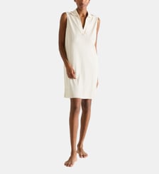 Robe courte col polo en tricot Laurence Tavernier