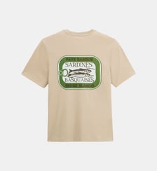 T-shirt manches courtes Théo imprimé dos Sardines Basquaises Serge Blanco