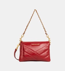 Petite pochette Soft Matelassé en cuir Lancaster
