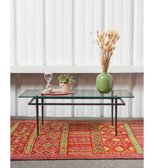Table basse en verre Donna N°852- Produit chiné Debongout