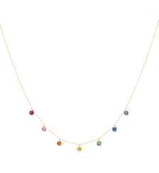 Collier CONFETTI RAINBOW - poids total 2ct approx.- Or jaune 750‰ La Brune & La Blonde
