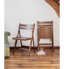 Paire de chaises en bois Alma N°505- Produit chiné Debongout