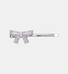 Barette nœud à strass Maje