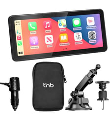 Fixation Ecran sans fil CarPlay & Android Noir TNB