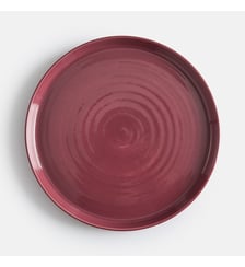 Lot 4 assiettes plates grès émail réactif La Redoute Interieurs