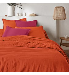 Housse de couette en lin lavé La Redoute Interieurs
