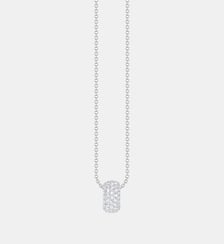 Collier avec pendentif anneau et zircon blanc Thomas Sabo
