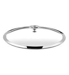 Universel - Couvercle 24cm verre trempé et inox Cuisinox