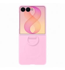 Coque Flip 8 Silicone anneau magnétique Violet Samsung